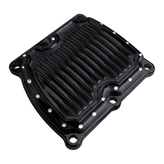 Covington's Transmission Top Cover Dimpled Black for 18-19 Softail; 17-19 Touring