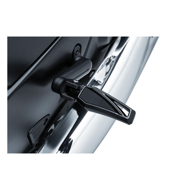 Kuryakyn Phantom Footpegs without Adapters Gloss Black – Model Specific Splined Footpeg Adapters…
