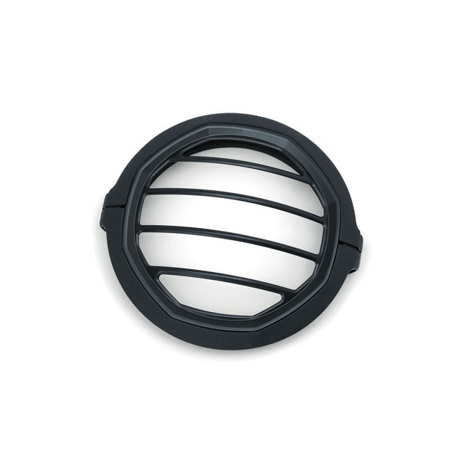 Kuryakyn Dillinger 5-3/4" Headlight Trim. Satin Black – Most H-D with a 5-3/4" Headlamp