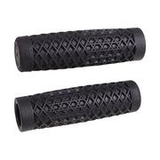 ODI Vans/Cult, Waffle Grips 1'''' (25mm), Black – 1974–2025 H-D with 1" Diameter Grip Area