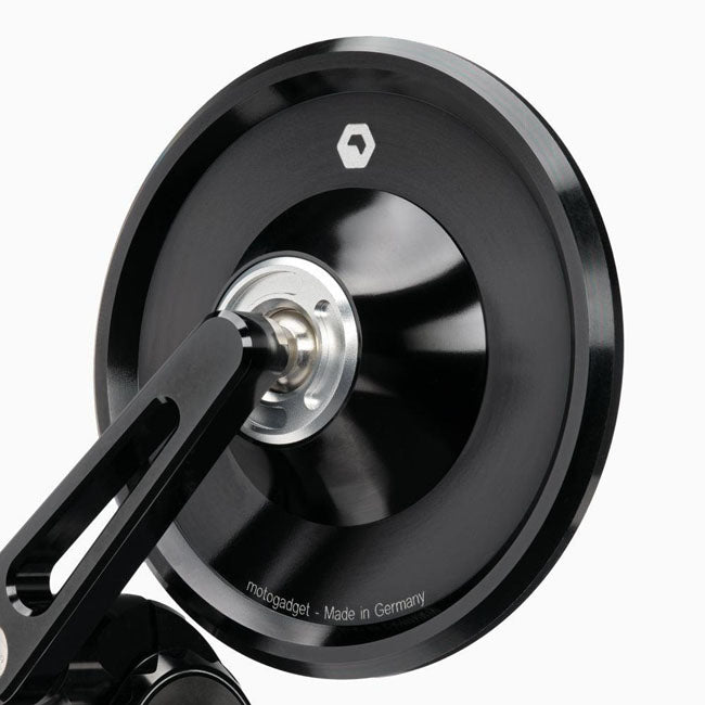 Motogadget Mo.View Spy Glassless Handlebar End Mirror – For 22mm and 1 Inch Handlebar