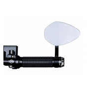 Motogadget Mo.View Flight Glassless Handlebar End Mirror – For 22mm and 1 Inch Handlebar