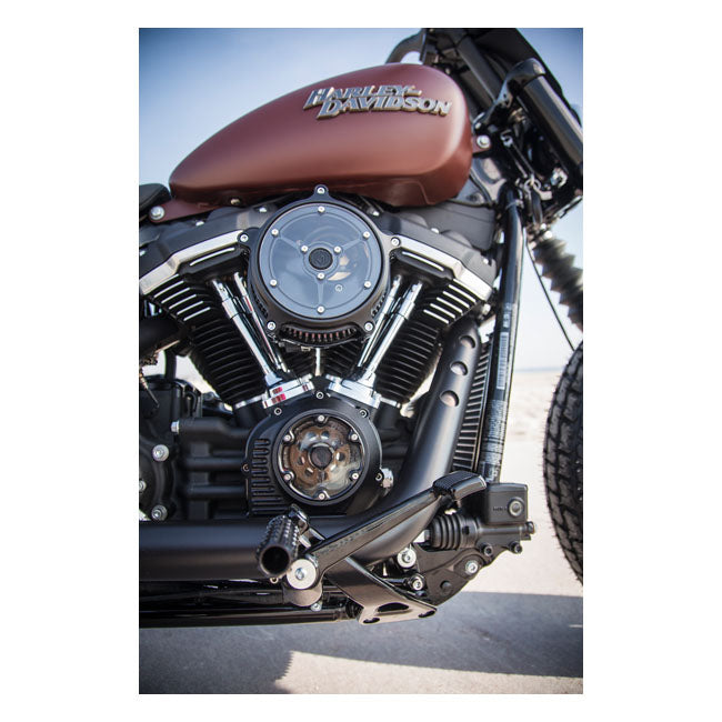 Roland Sands Design Black OPS Clarity Cam Cover for Various Various Harley-Davidson Motorcycles (See Fitment List)