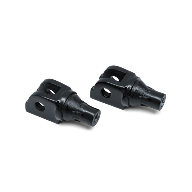 Kuryakyn Tapered Front Footpeg Adapter. Gloss Black – 2018–2024 Softail with Rider Pegs…