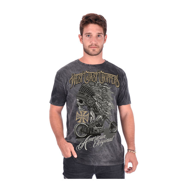 West Coast Choppers Wcc Chief T-Shirt Dark/Grey – S