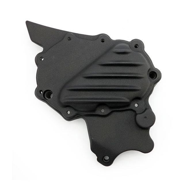 EMD Ribbed Sprocket Cover XL. Black – 2004–2022 XL Sportster
