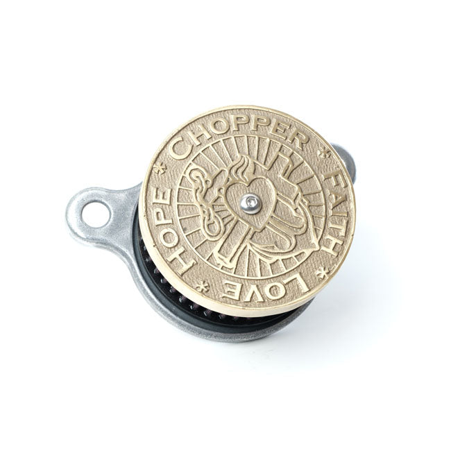 Wannabe choppers WannaSucker ''CFLH'' Air Cleaner. Brass – 1991–2022 XL Sportster