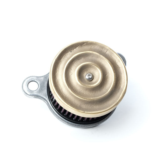 Wannabe choppers WannaSucker ''Wave'' Air Cleaner. Brass – 1991–2022 XL Sportster