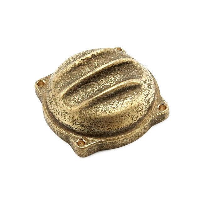 Wannabe choppers Ribbed CV Carb Top Cover. Brass – 1988–2006 H-D & Custom Bikes with Keihin…