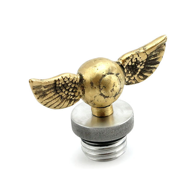 Wannabe Choppers Flying Eyeball Gascap Brass – 1983–1995 H-D
