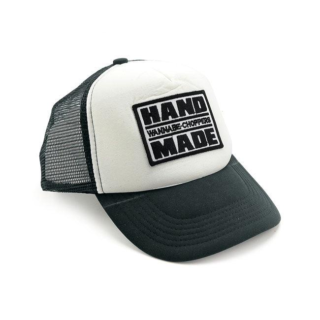 Wannabe Choppers Trucker Cap White/Graphite – One Size Fits Most