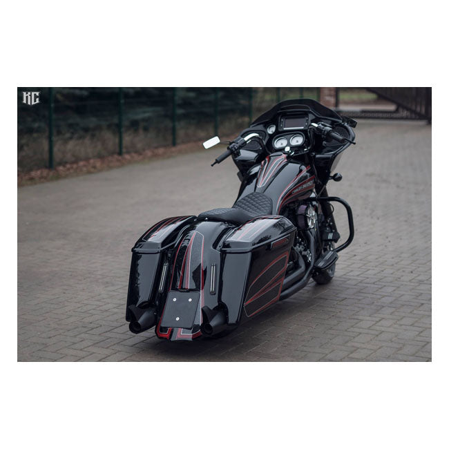 Killer Custom 4" Down Stretch Extended Saddlebags – 2014–2025 FLT/Touring