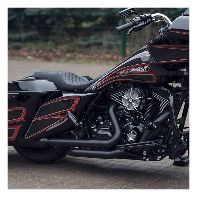 Killer Custom Stretched Gas Tank & Side Cover Kit. ''Smooth'' – 2009–2013 FLT/Touring