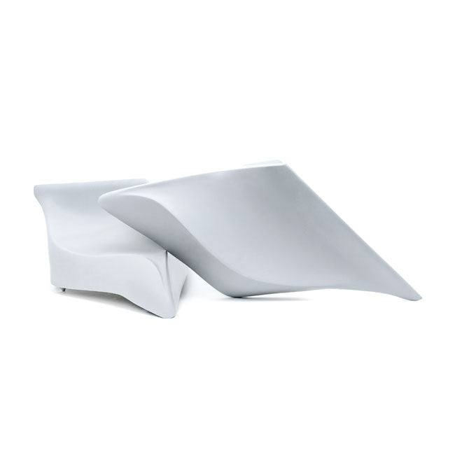 Killer Custom Stretched Extended Side Covers "Wave" – 2009–2013 FLT/Touring
