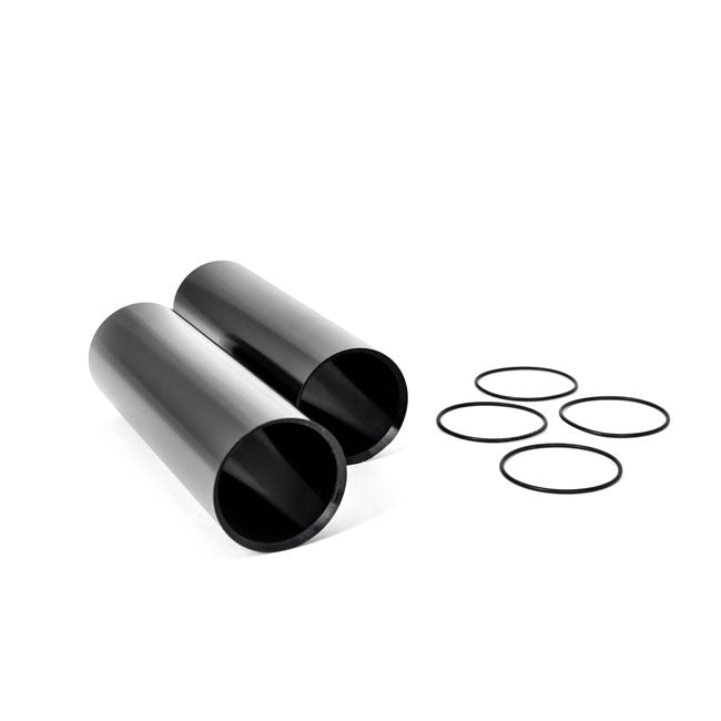 Killer Custom ''Aggressor'' Upper Fork Cover Set. Black – 2006–2017 Dyna