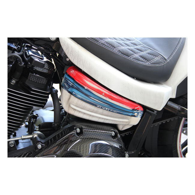 Cult-Werk Side Cover Set ''Racing''. Gloss Black – 2018–2024 Softail with Air Ride Systems