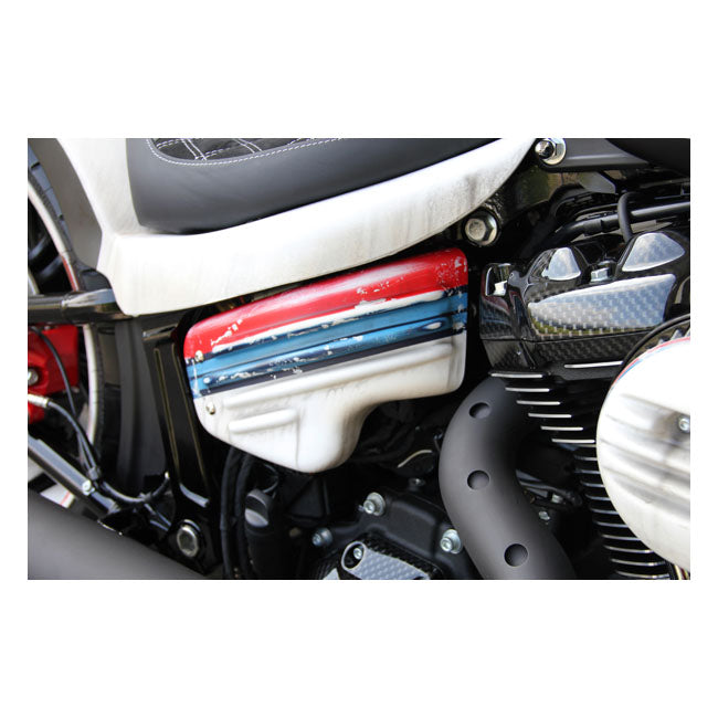 Cult-Werk Side Cover Set ''Racing''. Gloss Black – 2018–2024 Softail with Air Ride Systems