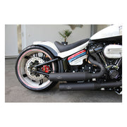 Cult-Werk Side Cover Set ''Racing''. Gloss Black – 2018–2024 Softail with Air Ride Systems