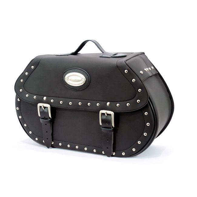 Longride Iparex Studded Saddlebags #145 for Depends On Saddlebag Brackets Used.