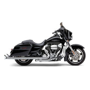 Cobra Fishtail Speedster Duals Exhaust. Chrome – 2010–2016 FLT/Touring