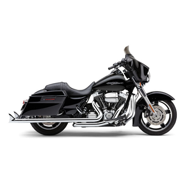 Cobra Fishtail Speedster Duals Exhaust. Chrome – 2010–2016 FLT/Touring