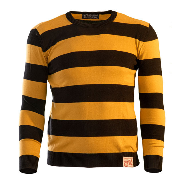 13 and a Half Company 13-1/2 Outlaw Sweater Black/Yellow – S
