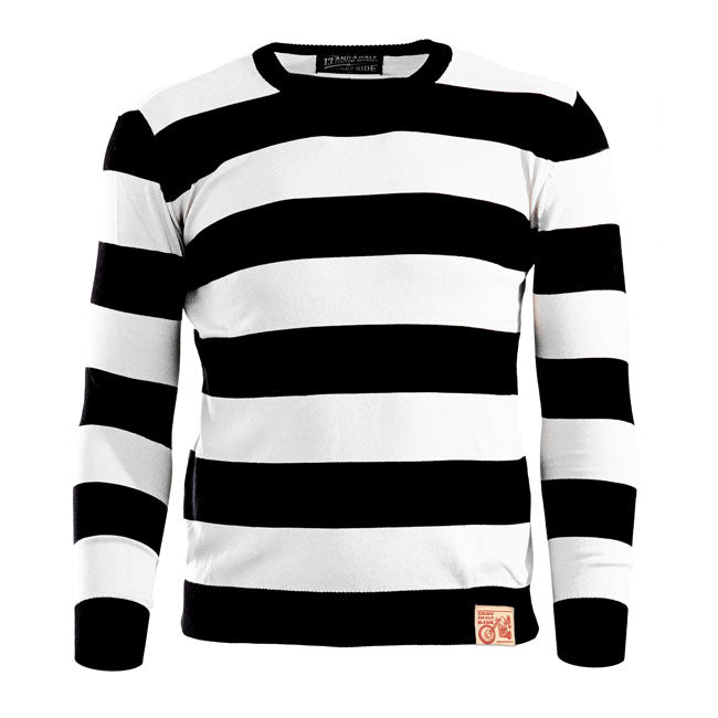 13 and a Half Company 13-1/2 Outlaw Sweater Black/Off White – S