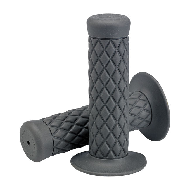 Biltwell 1" TPV Grips Thruster Gray – 1974–2025 H-D with 1" Diameter Grip Area