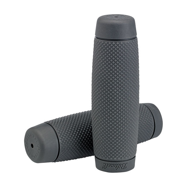 Biltwell 1" TPV Grips Recoil Gray – 1974–2025 H-D with 1" Diameter Grip Area