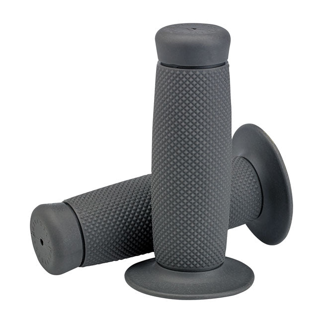 Biltwell 1" TPV Grips Renegade Gray – 1974–2025 H-D with 1" Diameter Grip Area
