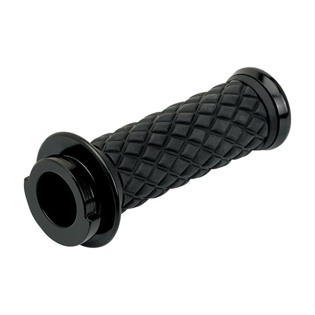 Biltwell Alumicore Grips. Black – 2008–2025 H-D with E-throttle