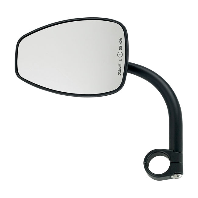 Biltwell Utility teardrop mirror black ECE appr.