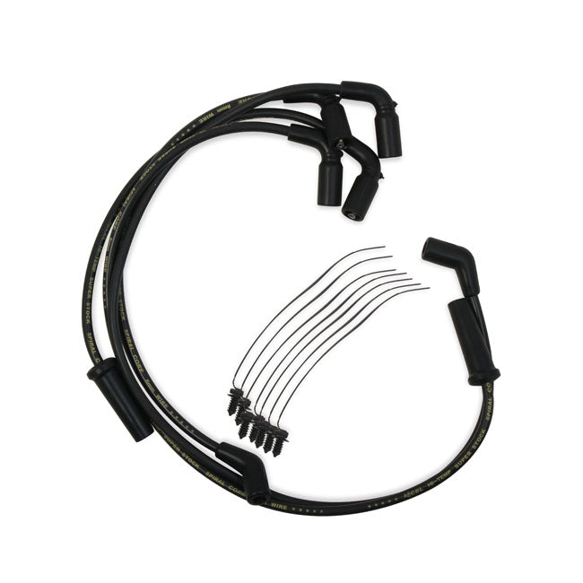 Accel 8mm Ferro Spiral Core Spark Plug Wire Set. Black – 2017–2025 Touring; 2017–2025 Trikes
