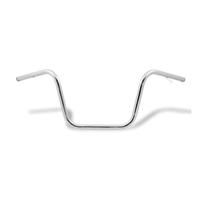 Highway Hawk Street Medium Handlebar 1" Chrome – 1982–2022 H-D with 1" I.D. Risers