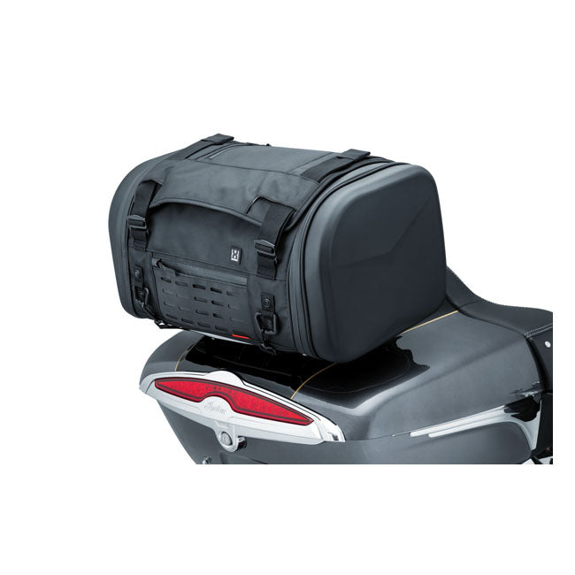 Kuryakyn Xkursion XS Steward Roll Bag, Black – Universal