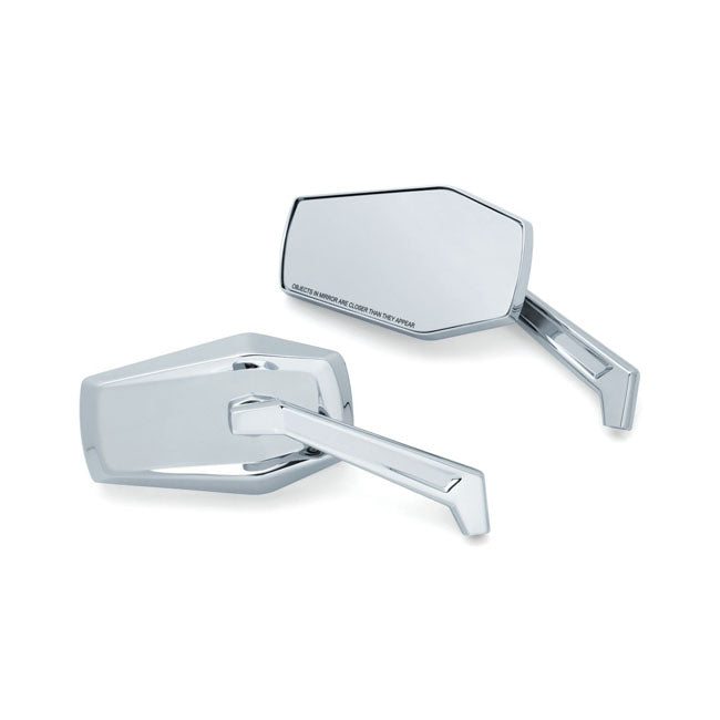 Kuryakyn Hex Mirrors. Chrome, Ece – All H-D