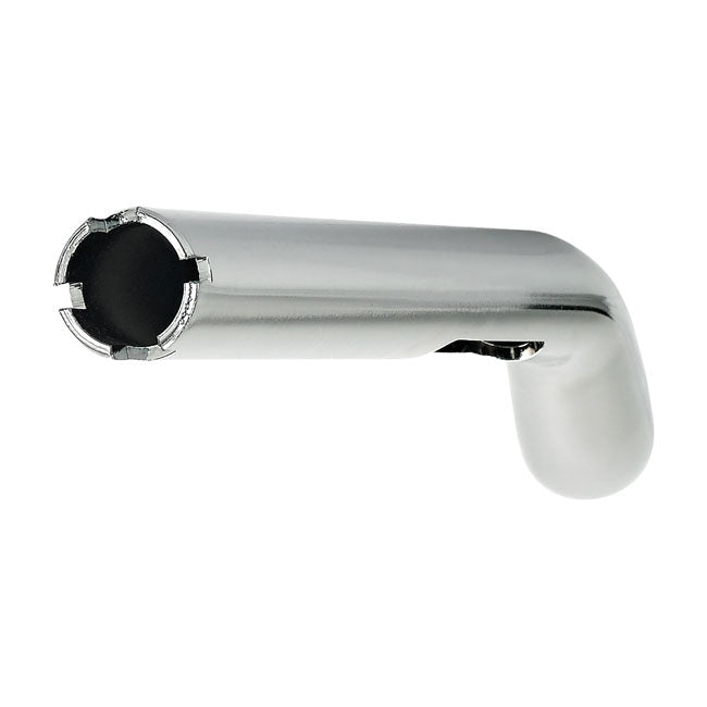 Biltwell Tracker 1-1/8" O/S handlebar chrome 82-22 H-D (excl. 08-22 e-throttle models) with 1-1/8" diameter risers