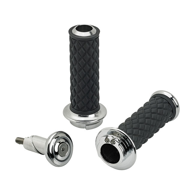 Biltwell Alumicore Grips. Chrome – 1974–2022 H-D with Single or Dual…