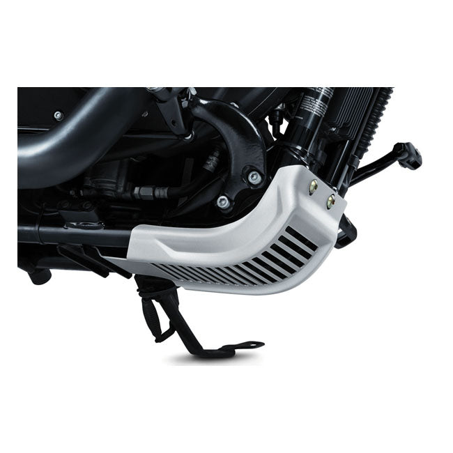Kuryakyn Dillinger Skid Plate. Satin Silver – 2004–2022 XL Sportster