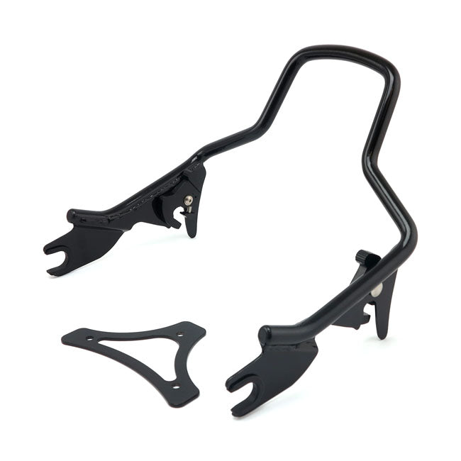 MCS Sissy Bar Kit 9.5" 1-Piece Upright. Gloss Black – 2009–2025 FLT/Touring with Correct…
