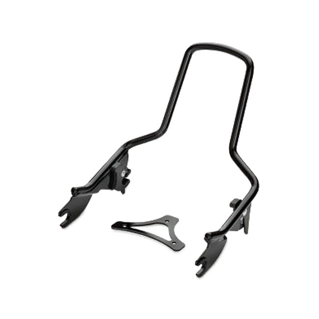 MCS Sissy Bar Kit 12.50" 1-Piece Upright. Gloss Black – 2009–2025 FLT/Touring with Correct…