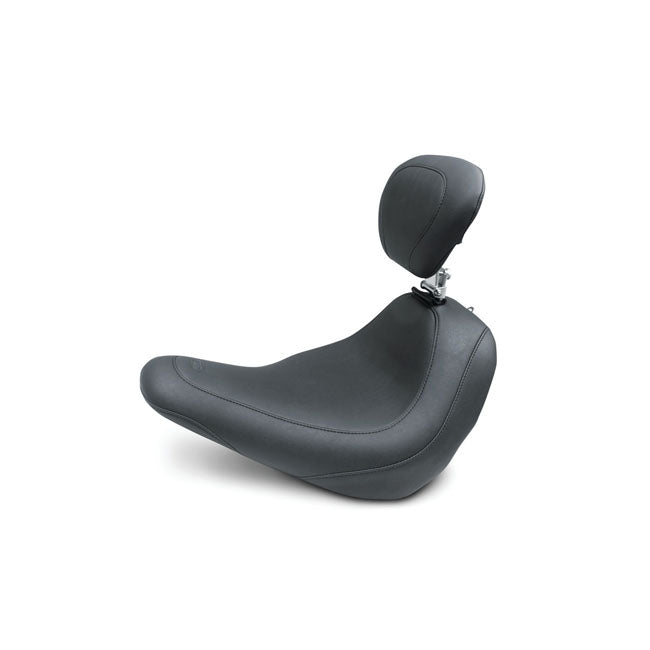 Mustang Wide Tripper Solo Seat W/Rider Backrest – Softail: 2018–2020Softail FXLR Low…
