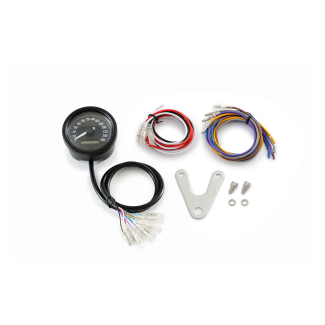 Daytona Velona 60 mm Speedometer Black 260kmh – Universal