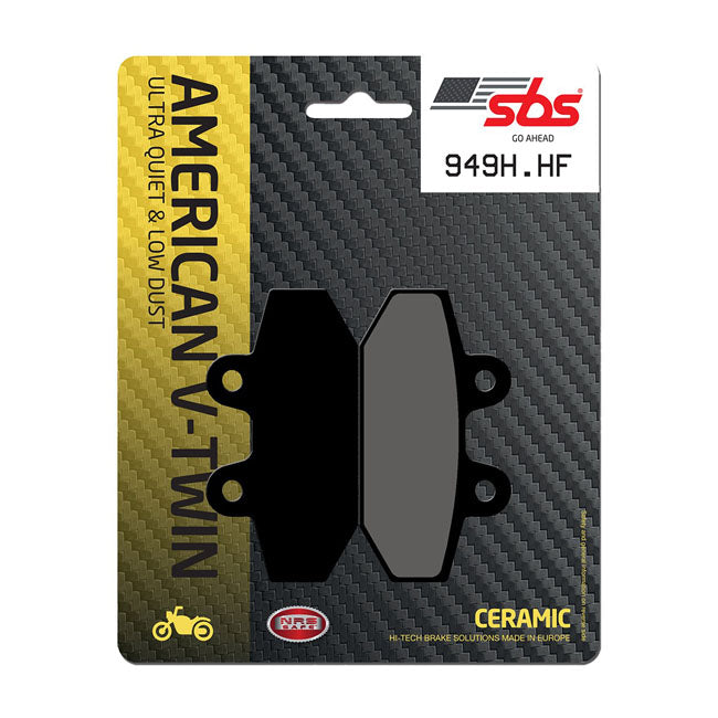 SBS Brake Pads. Street Ceramic (Organic) – Rear: 2018–2026 Softail