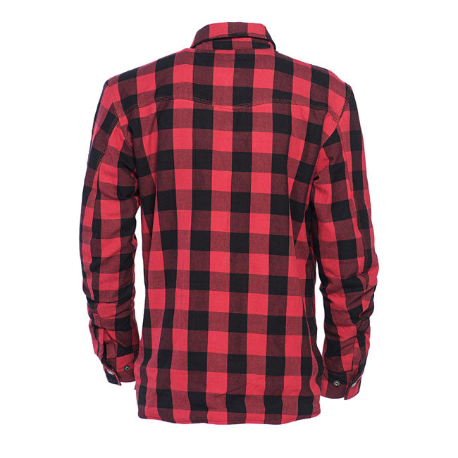 West Coast Choppers Wcc Dominator Riding Flannel Shirt Red/Black Ce Appr – S
