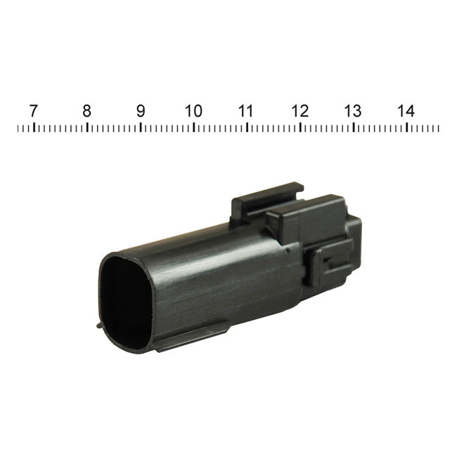 Namz Molex MX-150 Connector. Black, Receptacle, 4-Pin – 2007–2026 Various H-D