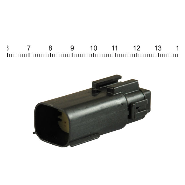 Namz Molex MX-150 Connector. Black, Receptacle, 8-Pin – 2007–2026 Various H-D