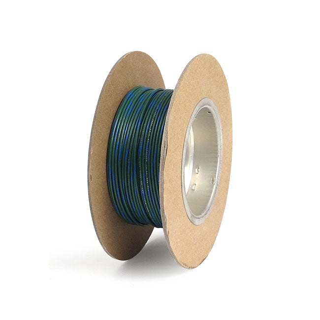Namz Wire on Spool. 18 Gauge, 100Ft. Green/Blue