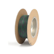 Namz Wire on Spool. 18 Gauge, 100Ft. Gray/Green Stripe