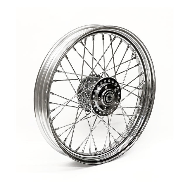 MCS 2.50 x 19 Front Wheel 40 Spokes Chrome – 1978–1983 FXR/FX/XL Sportster